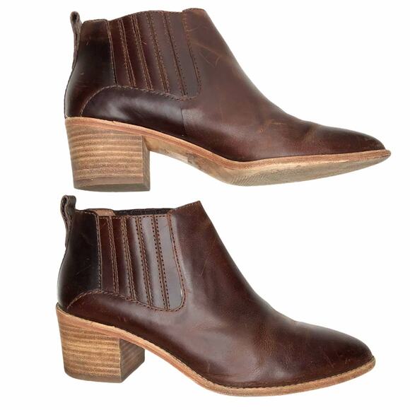 Madewell leather Myles Ankle Booties - Picture 4 of 7